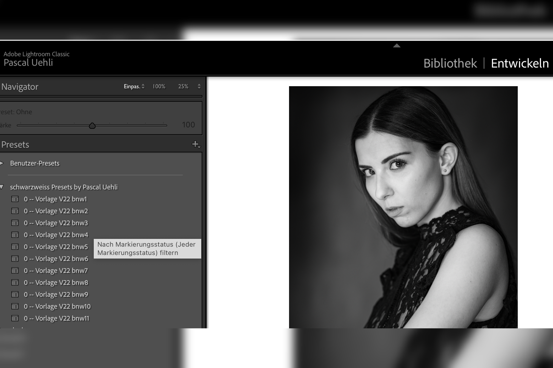 Anleitung zum Installieren von Lightroom Presets